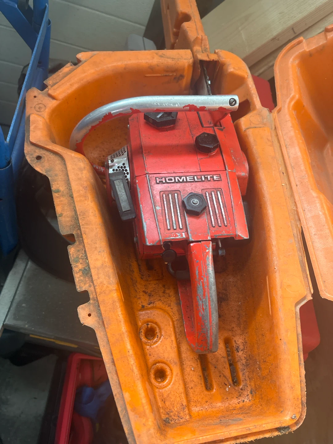 Homelite Chainsaw with Carrying Case