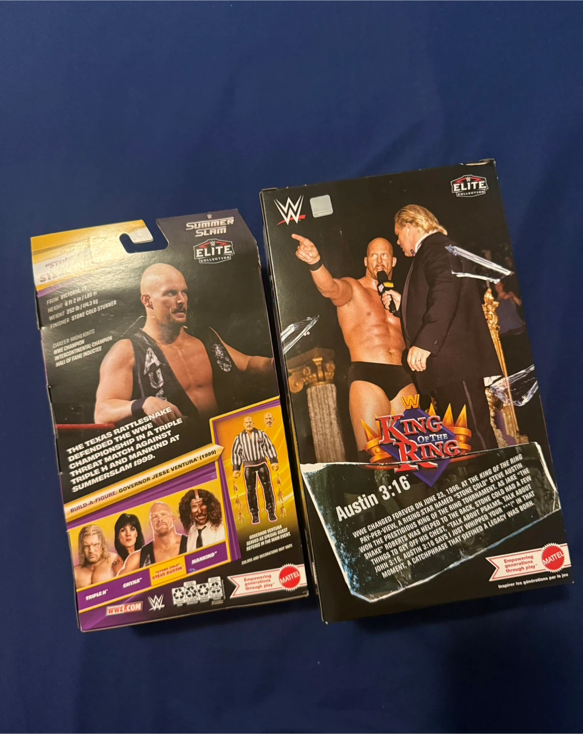 2 WWE Elite Stone Cold Steve Austin Action Figures - photo 5