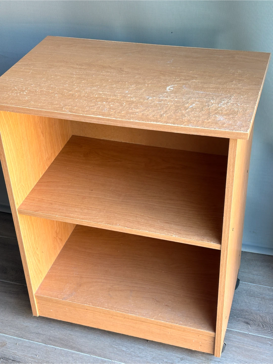 Light Wood Grain 2-Shelf Rolling Cart - photo 4