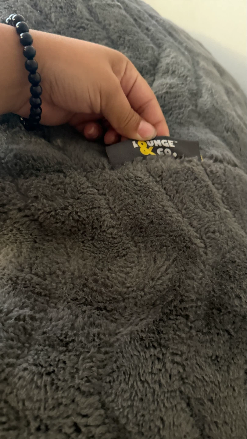 Lounge & Co. Grey Bean Bag Chair - photo 2