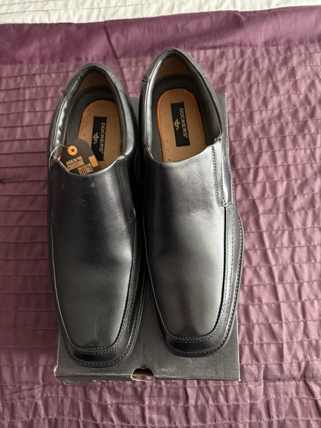 Dockers Men's Black Slip-On Dress Shoes