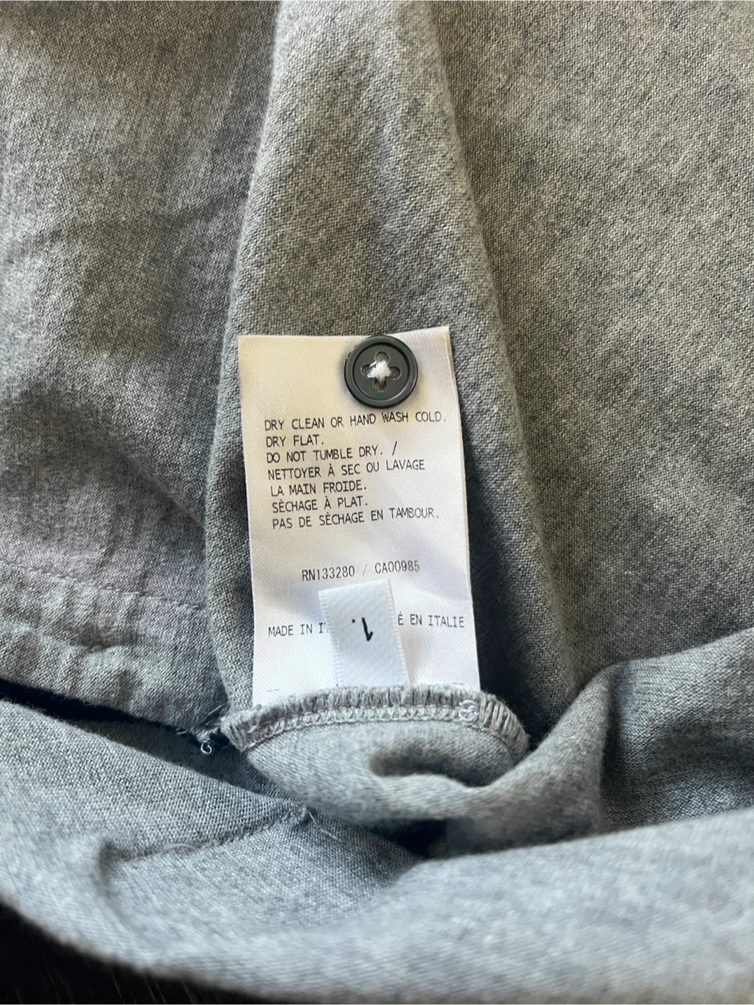 ✨90% OFF✨Thom Browne Grey T-Shirt - photo 4