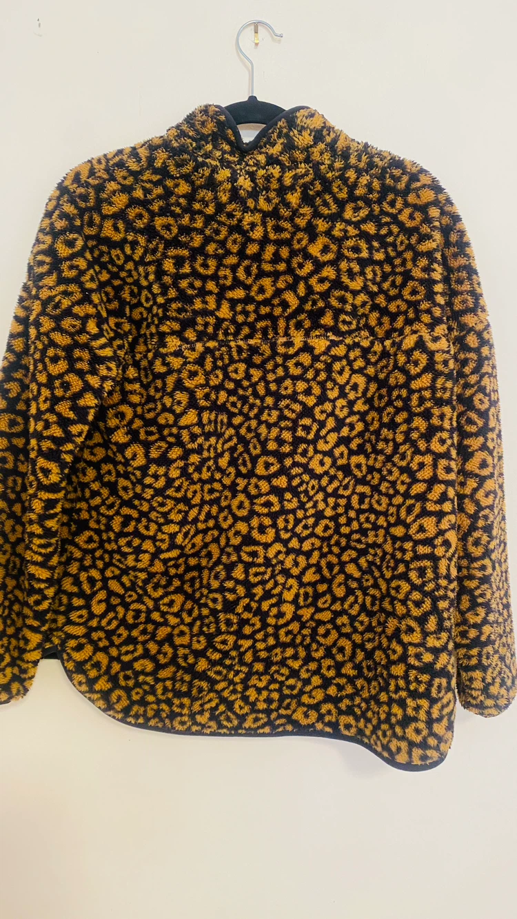 Leopard print fleece size m - photo 5
