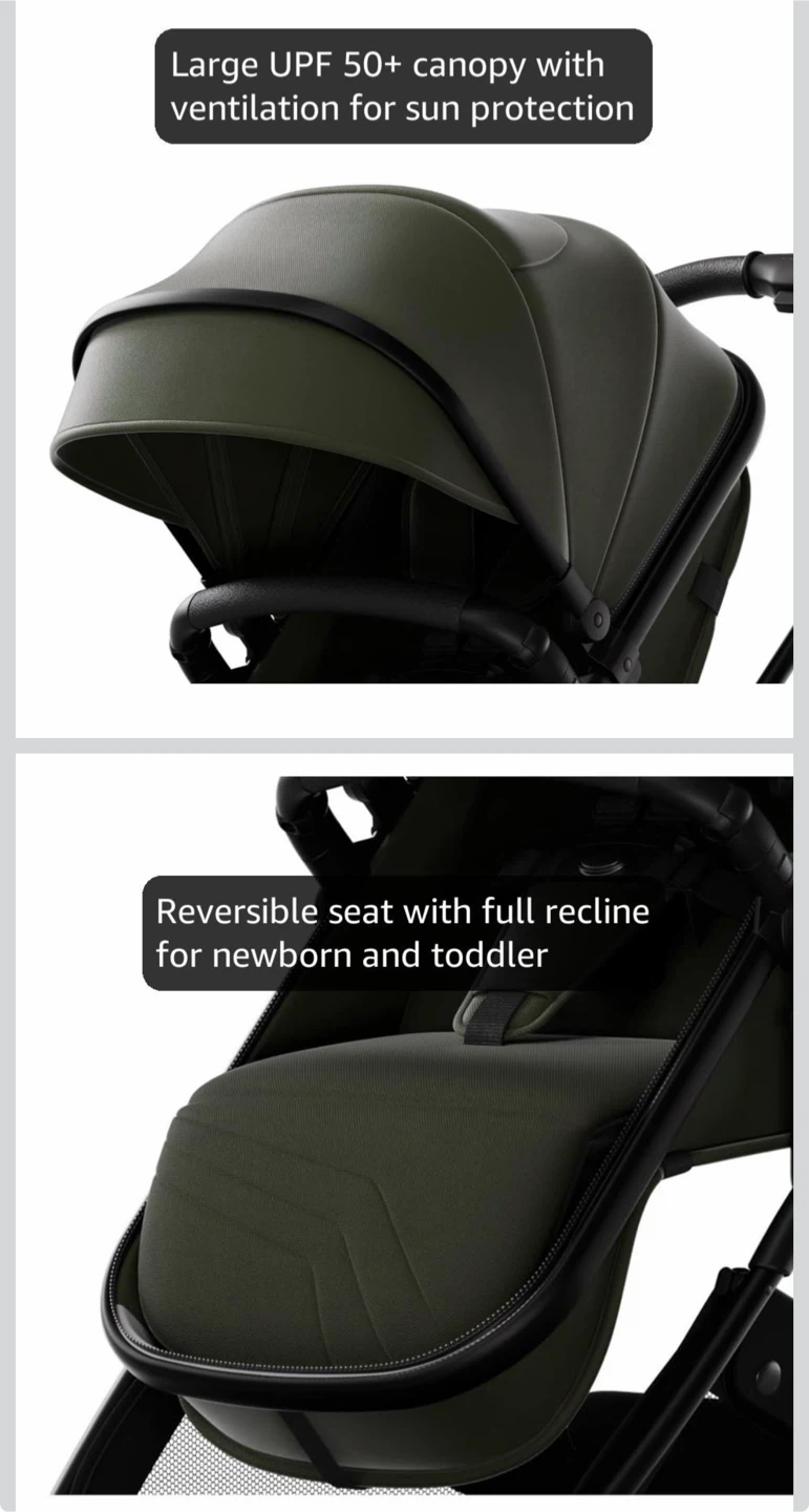 Mompush Wiz 2 in 1 Bassinet Stroller - photo 4