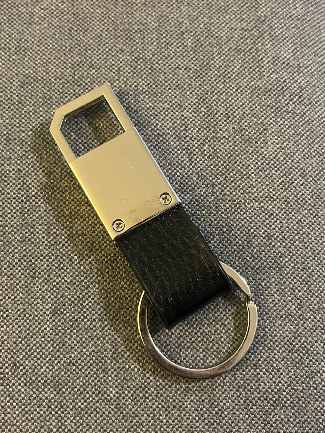Audi Leather and Metal Keyring - photo 2