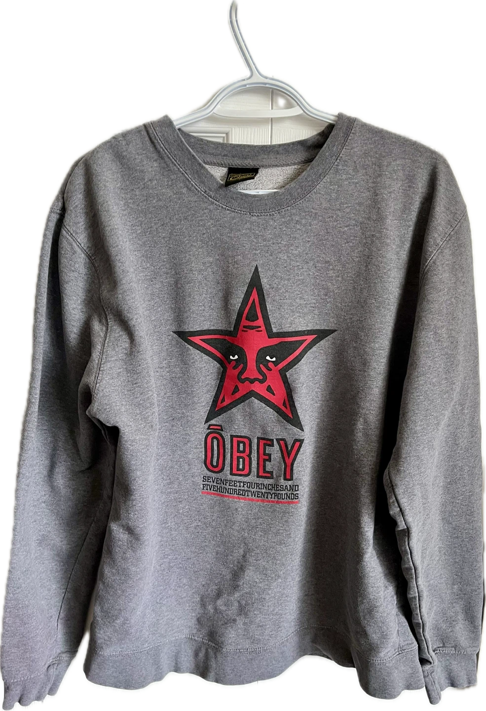 Obey Grey Graphic Sweatshirt