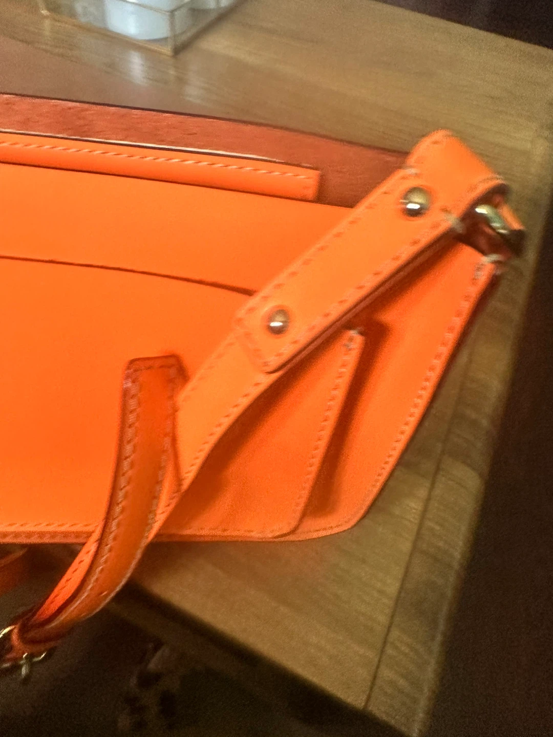 Kate Spade Essex Scout Orange Leather Bag - photo 3