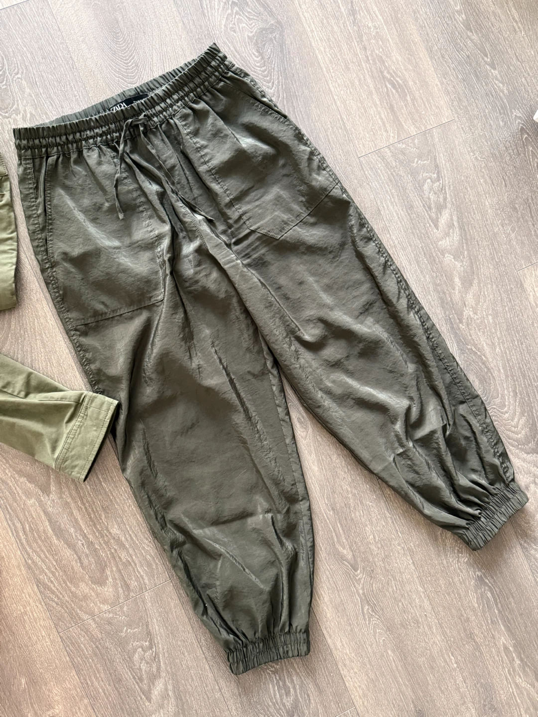 Zara Olive Green Joggers Size Medium