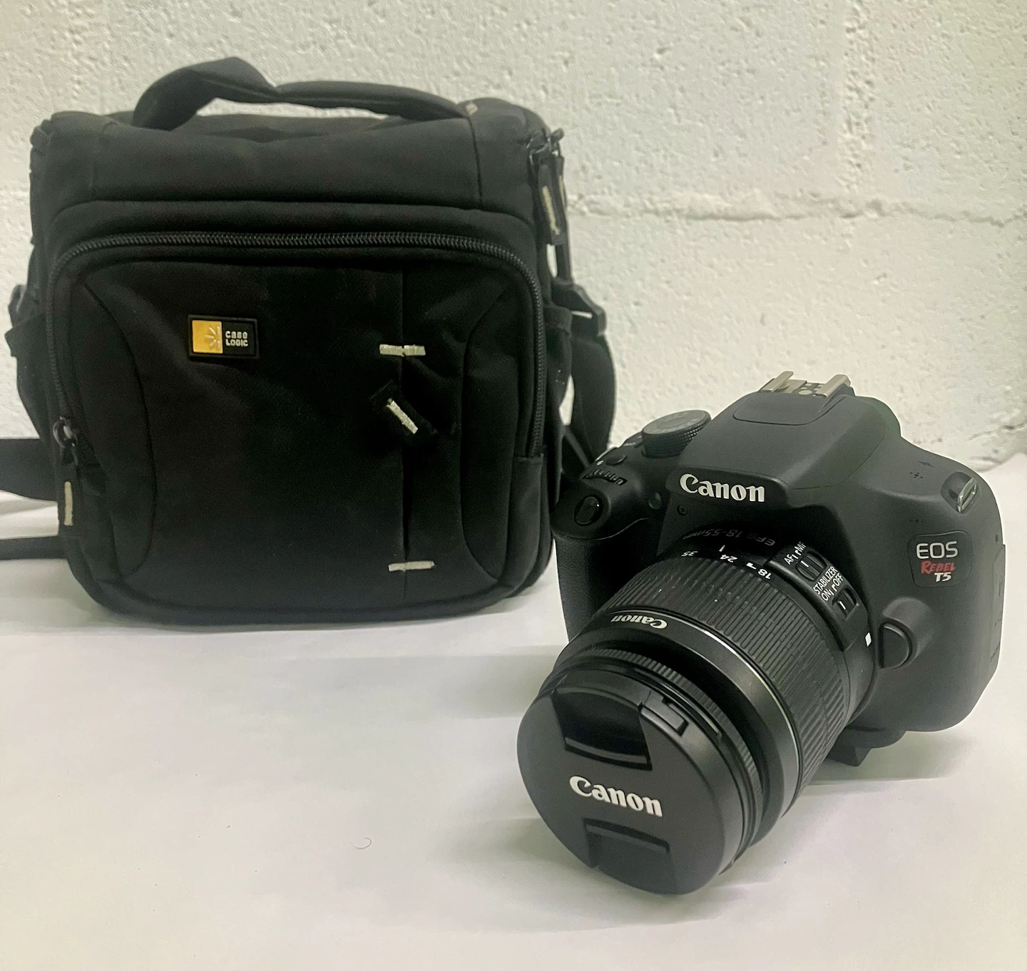 Canon EOS Rebel T5 Camera with Case