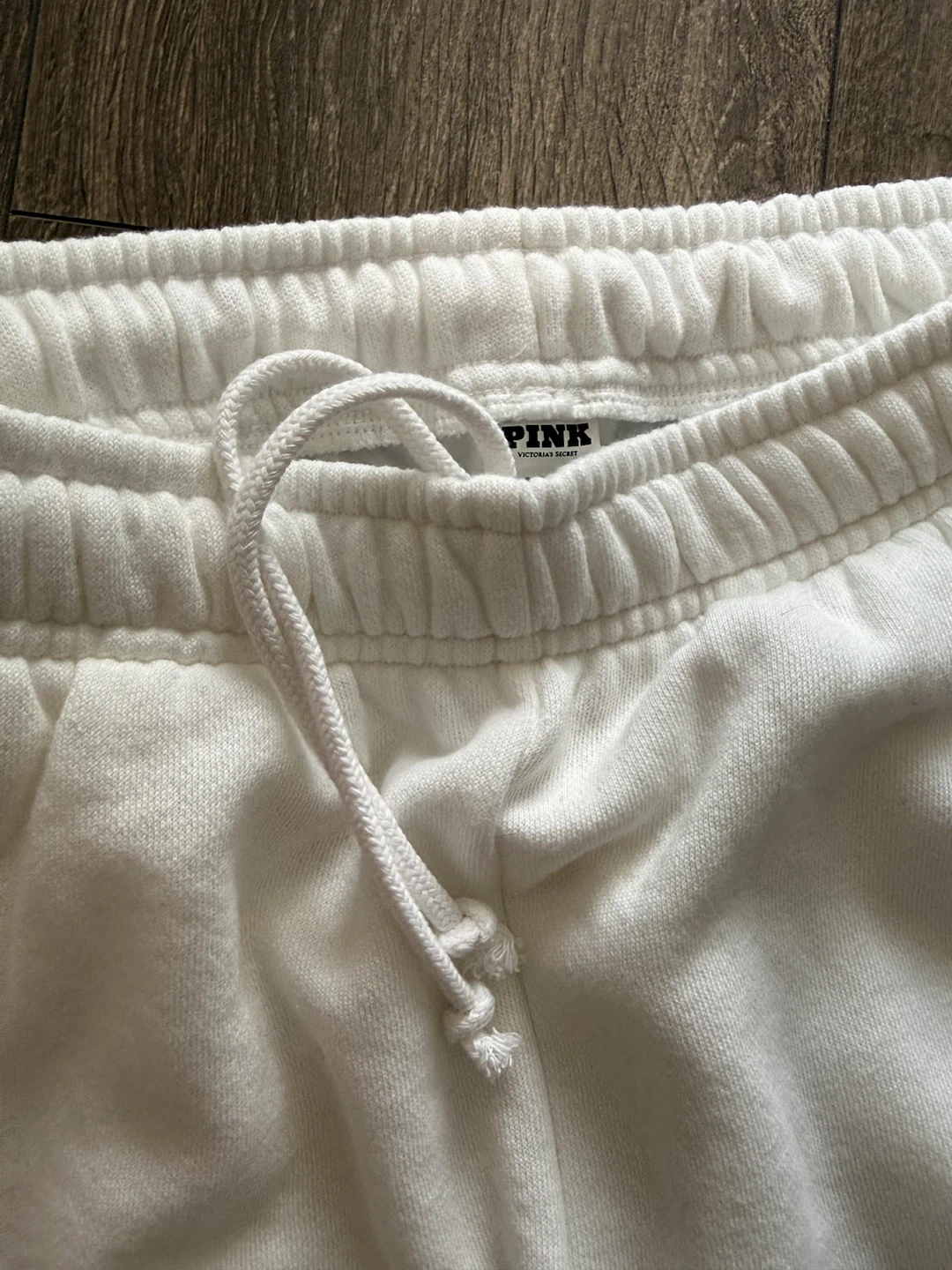 PINK Victoria's Secret White Sweatpants - photo 5