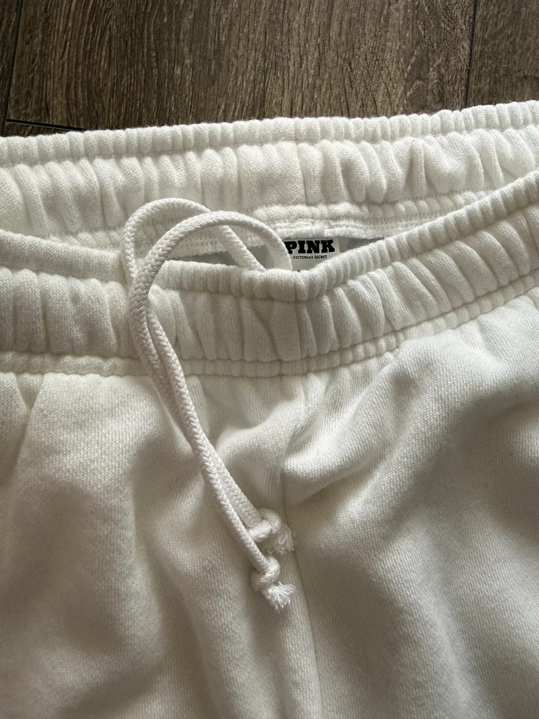 PINK Victoria's Secret White Sweatpants - photo 5