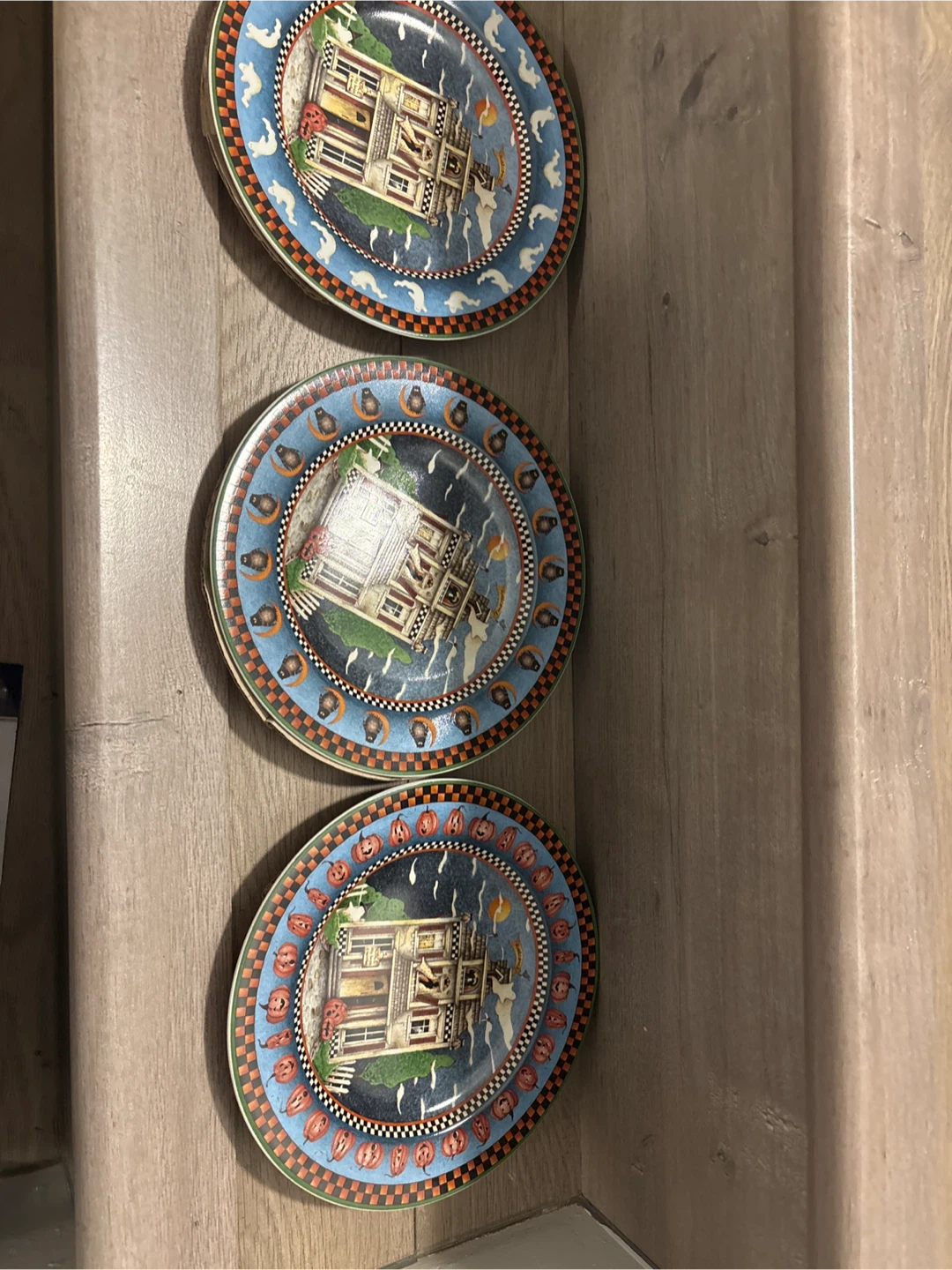 Debbie Mumm Haunted House Salad Dessert Plates - Set of 4 - photo 5