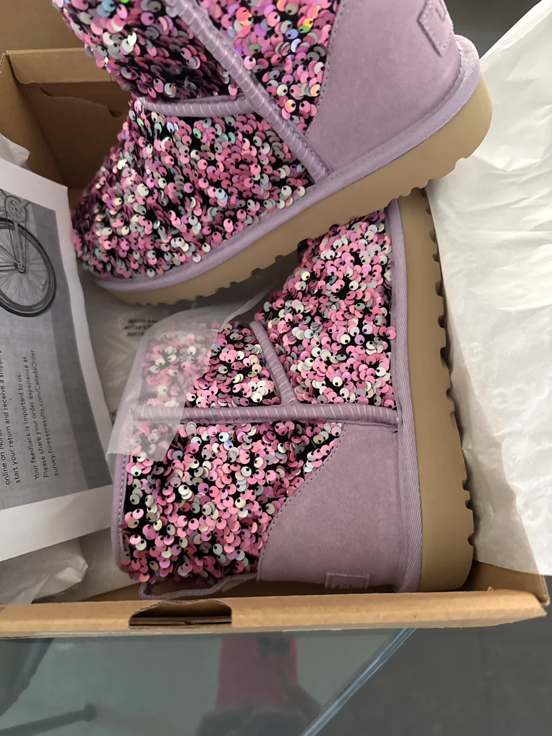 UGG Sequin Boots Lavender - photo 2