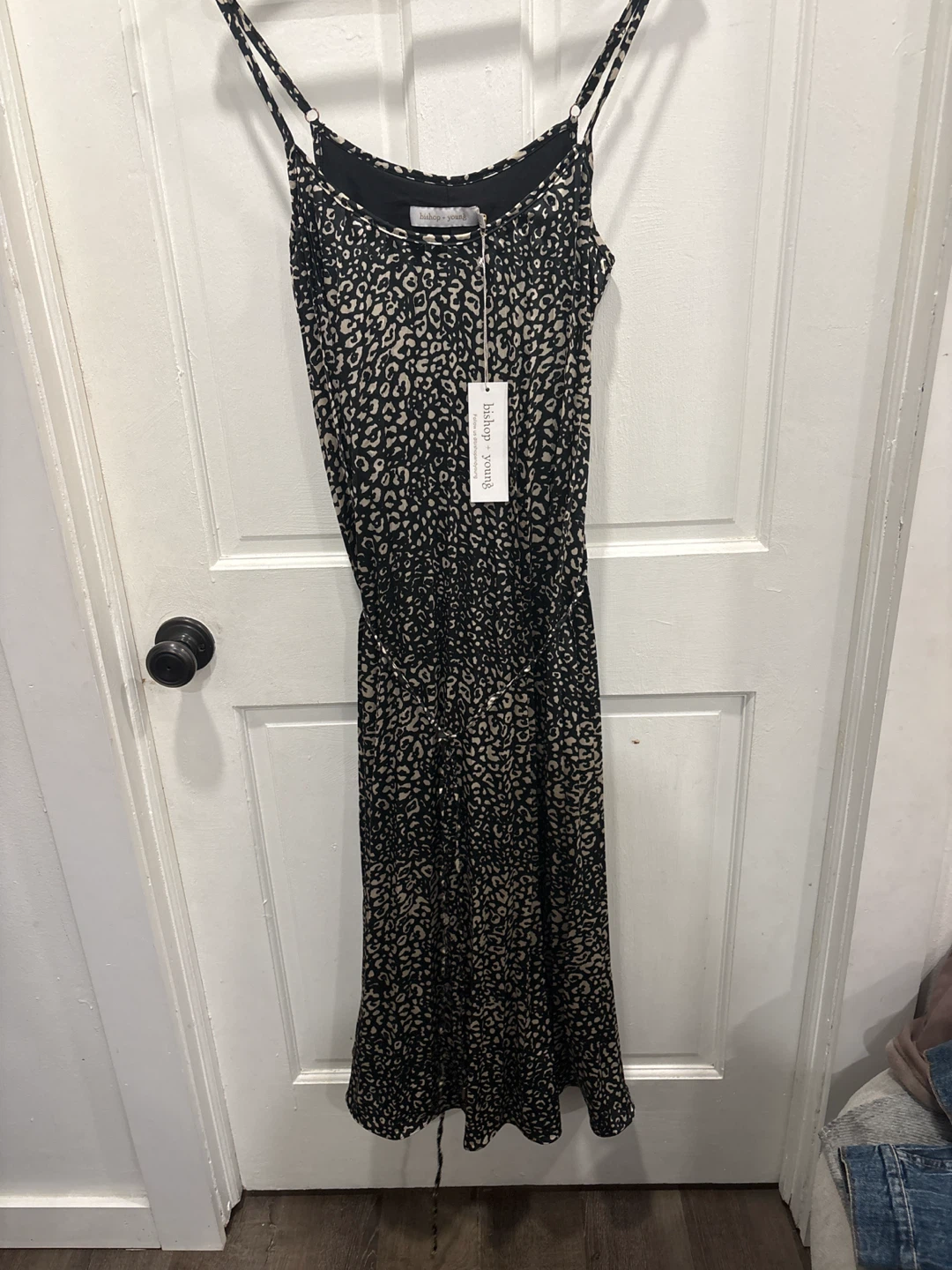 Zara Dress Black & Dark Green Printed - photo 2