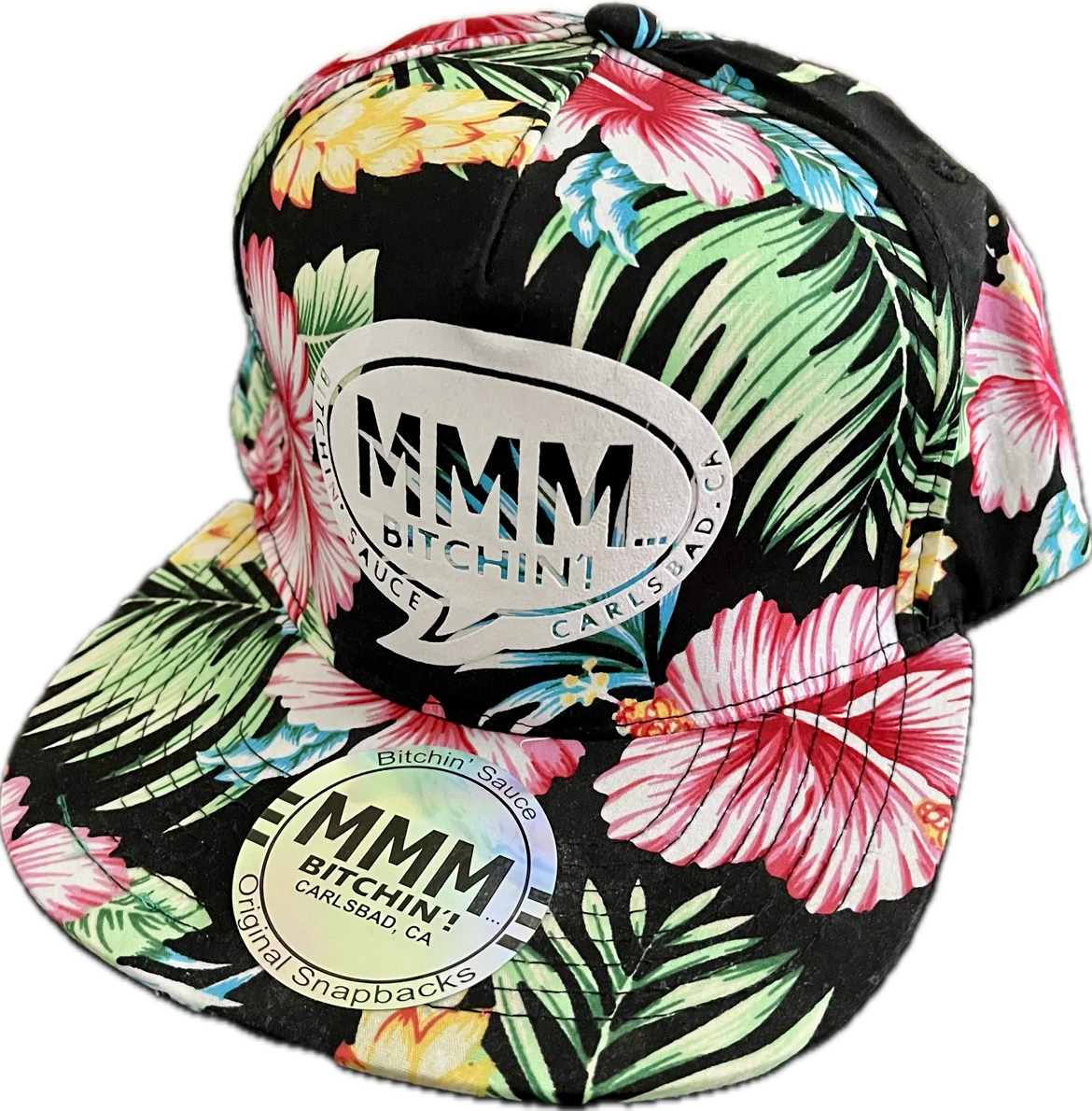 Bitchin' Sauce Floral Snapback Cap - photo 2