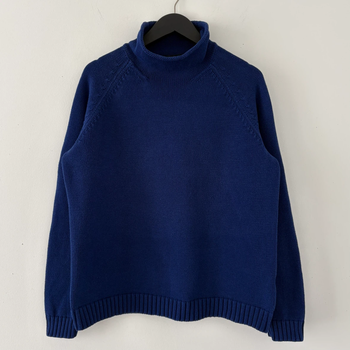 Lands’ End Roll Neck 100% Cotton Sweater