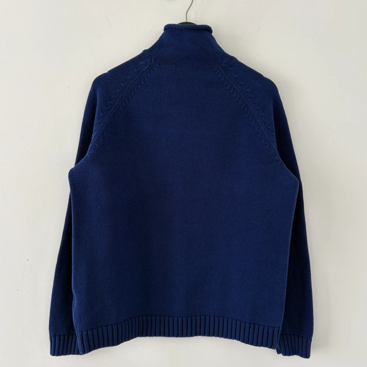 Lands’ End Roll Neck 100% Cotton Sweater - photo 2