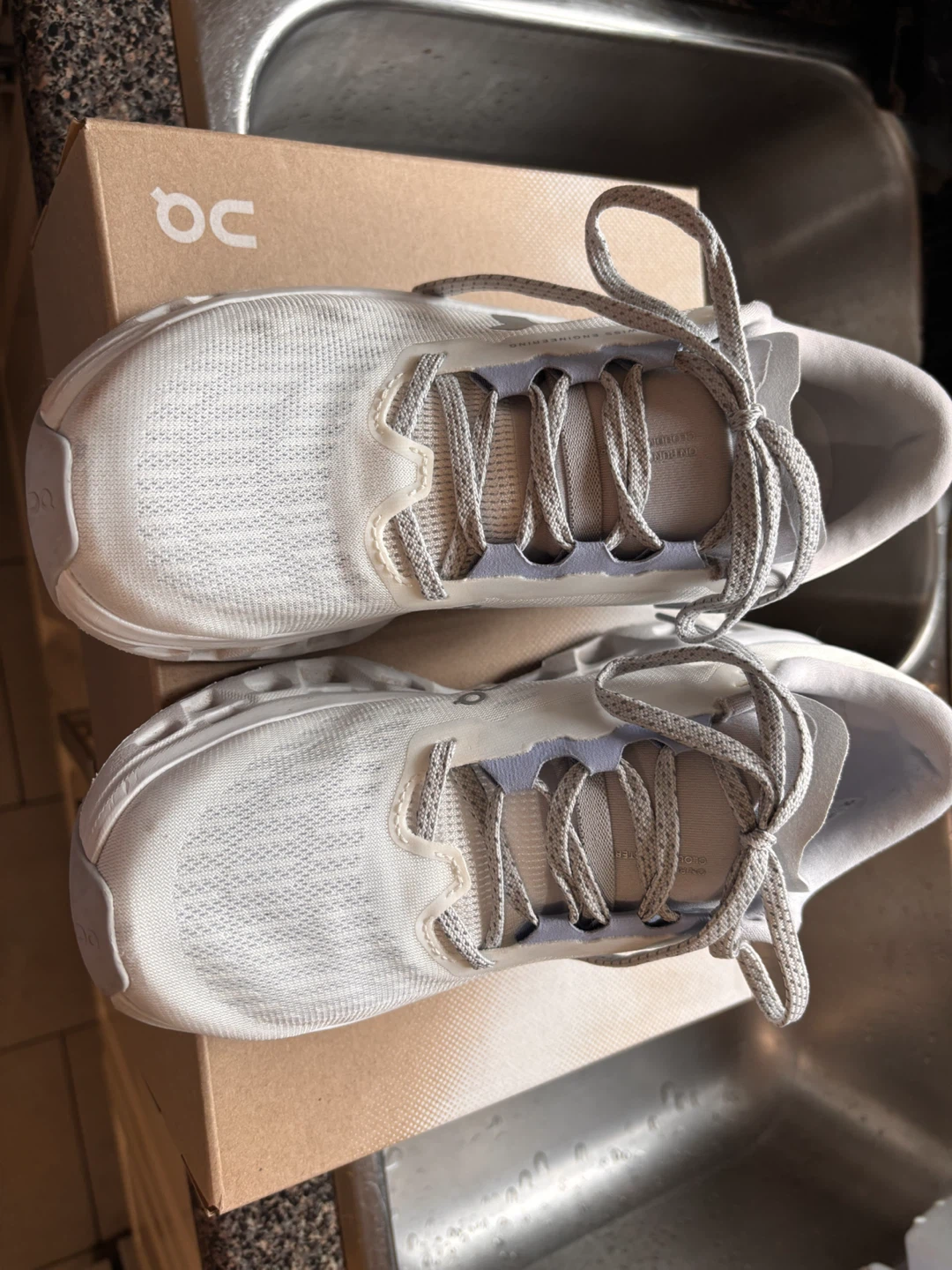 On Cloud Running Shoes in White Lady us Size 8 - photo 3