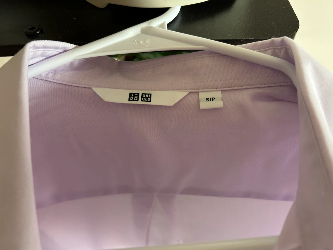 Uniqlo Rayon Long-Sleeve Shirt - Light Purple
