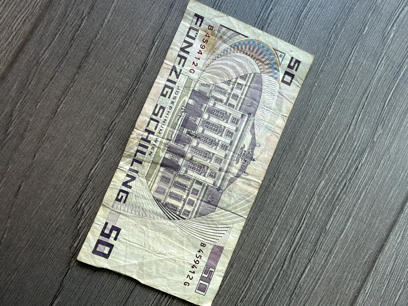 Vintage 50 Austrian Schilling Banknote - photo 4