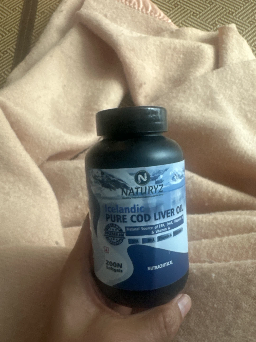 Naturyz Icelandic Pure Cod Liver Oil 200 Softgels