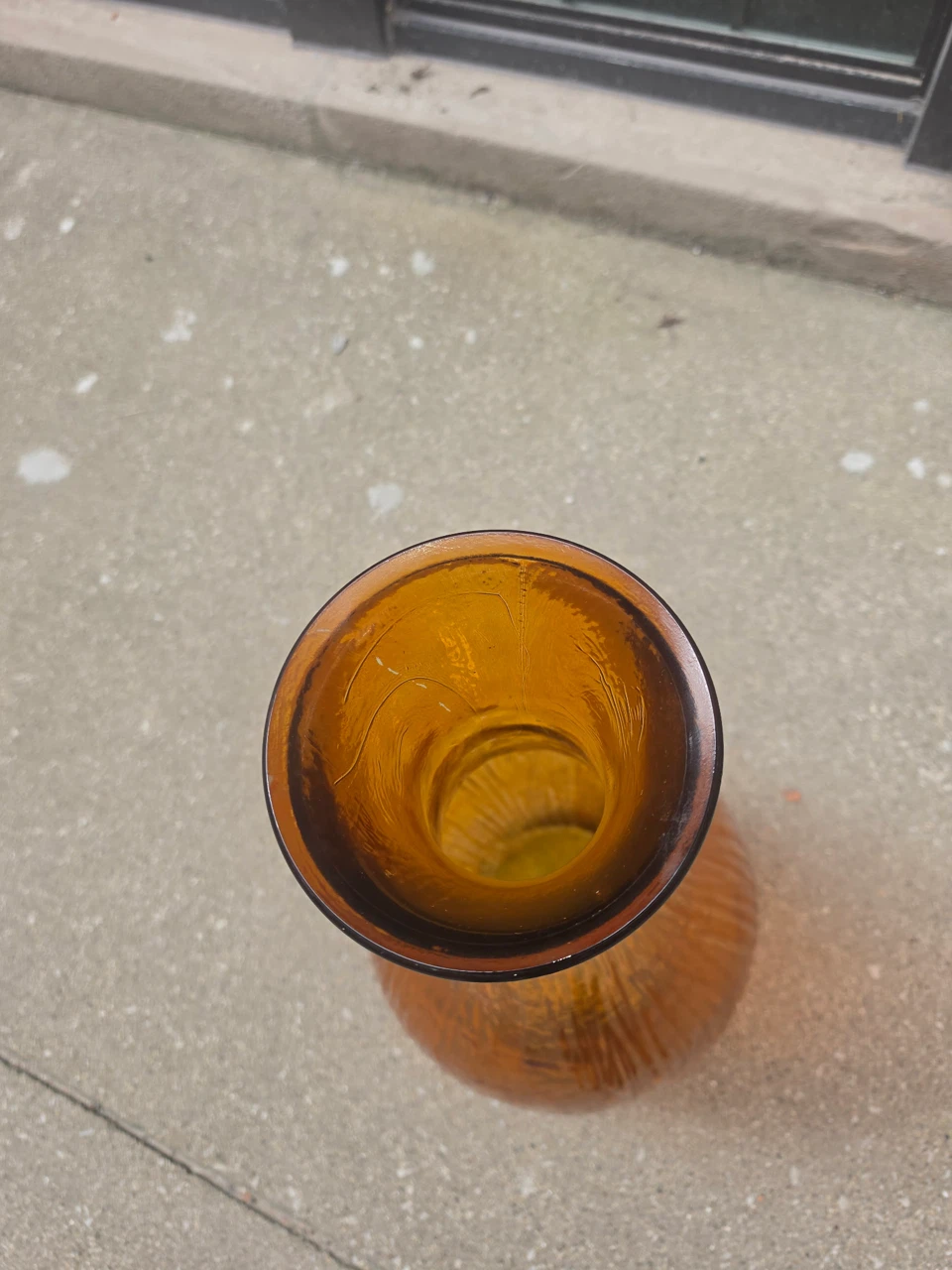 Amber Glass Vase - photo 3
