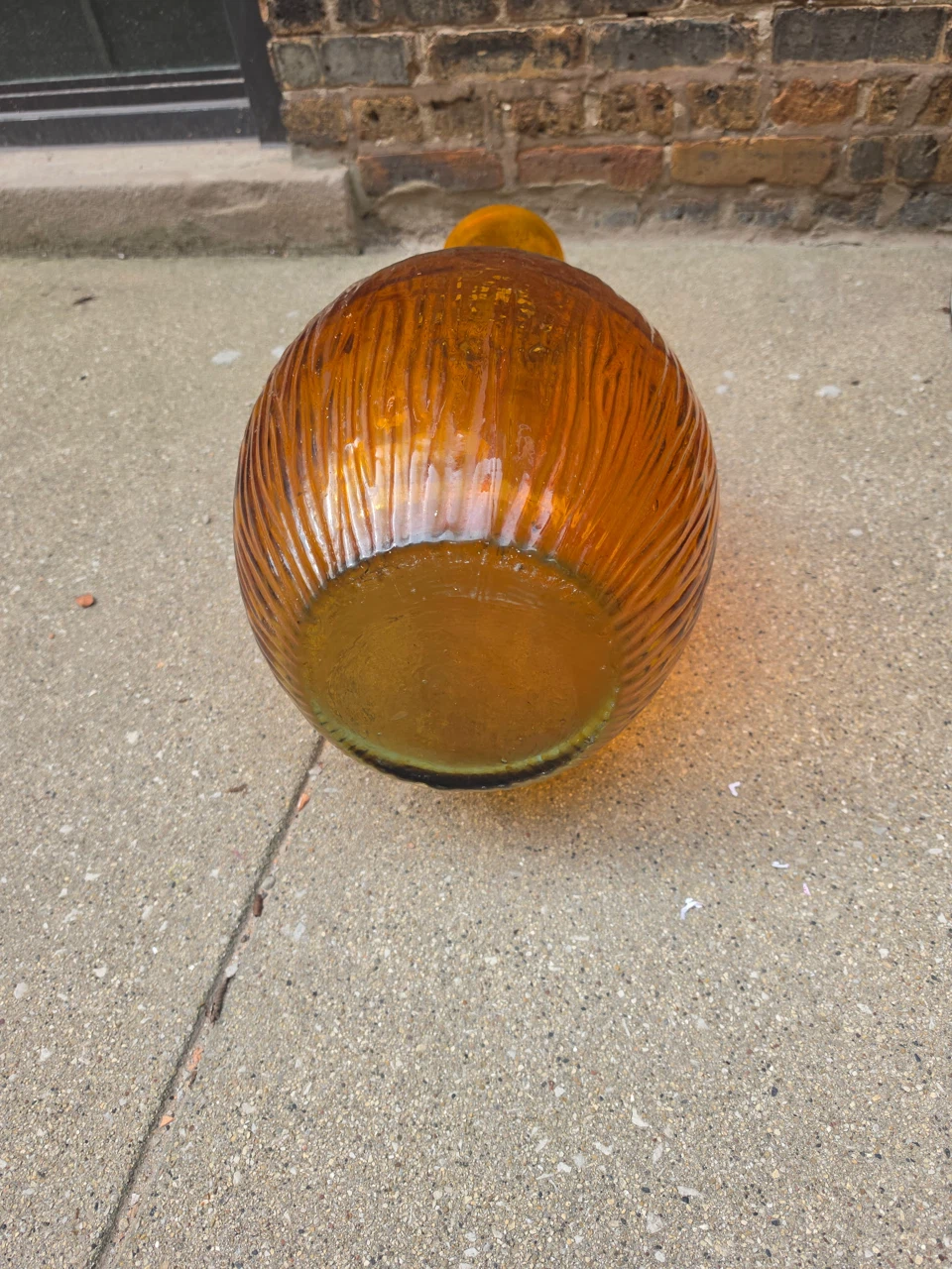 Amber Glass Vase - photo 5