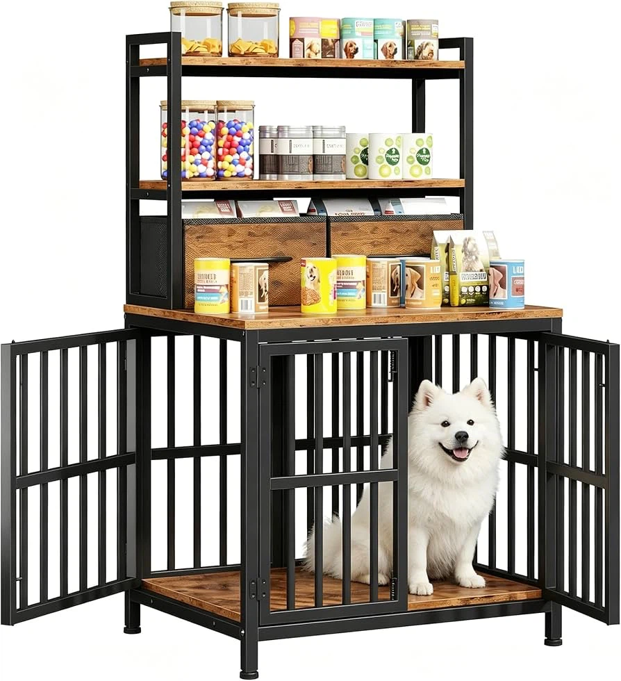 HIGDBFE 25.5“W Small Dog Crate Furniture BNIB