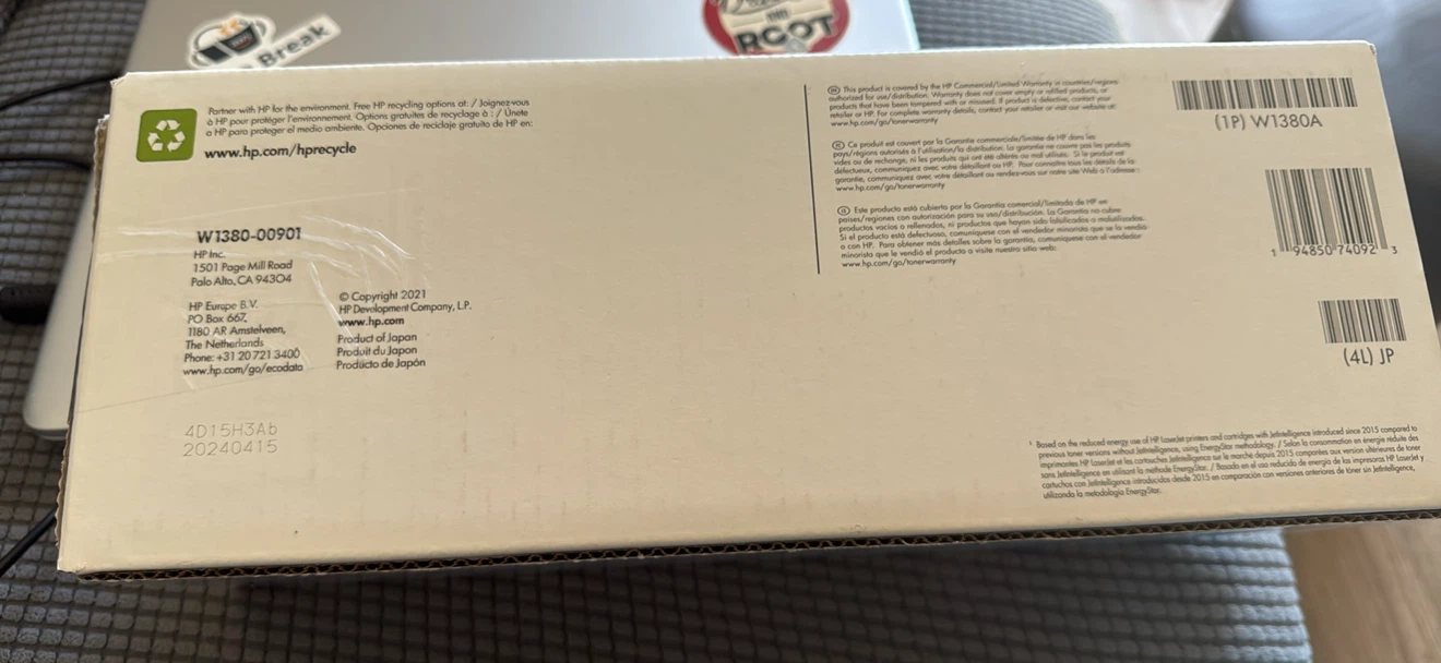 HP 138A Black Original LaserJet Toner Cartridge - photo 2
