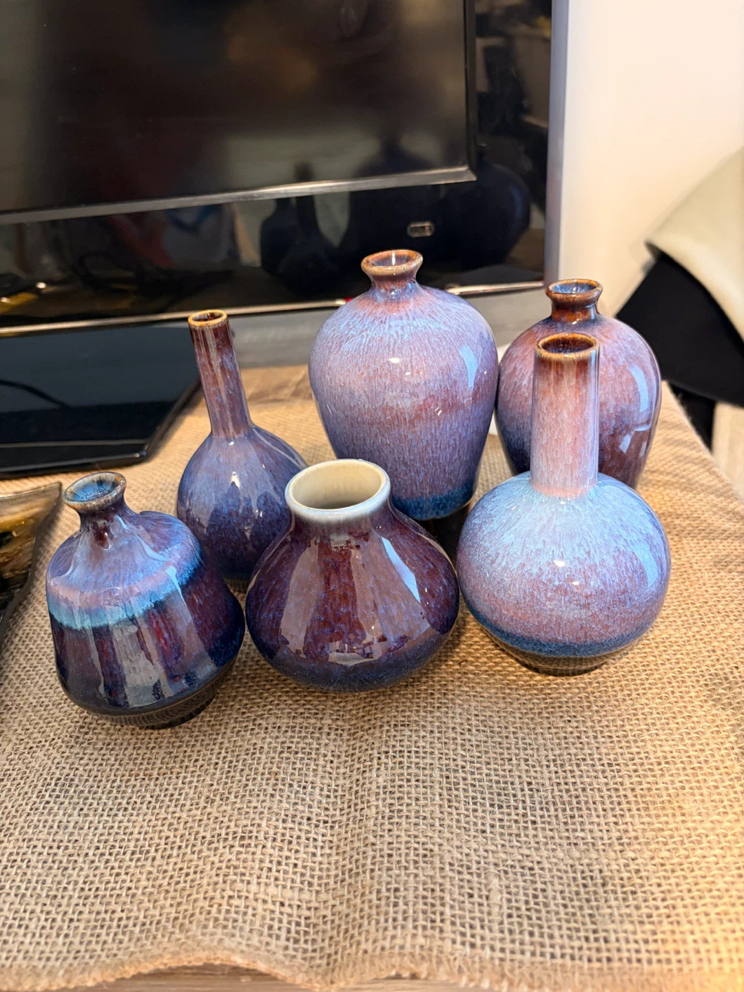 Set of 6 Small Decorative Ceramic Vases - photo 2