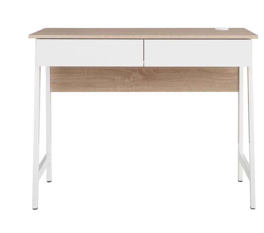 Modern two-drawer writing desk - photo 3
