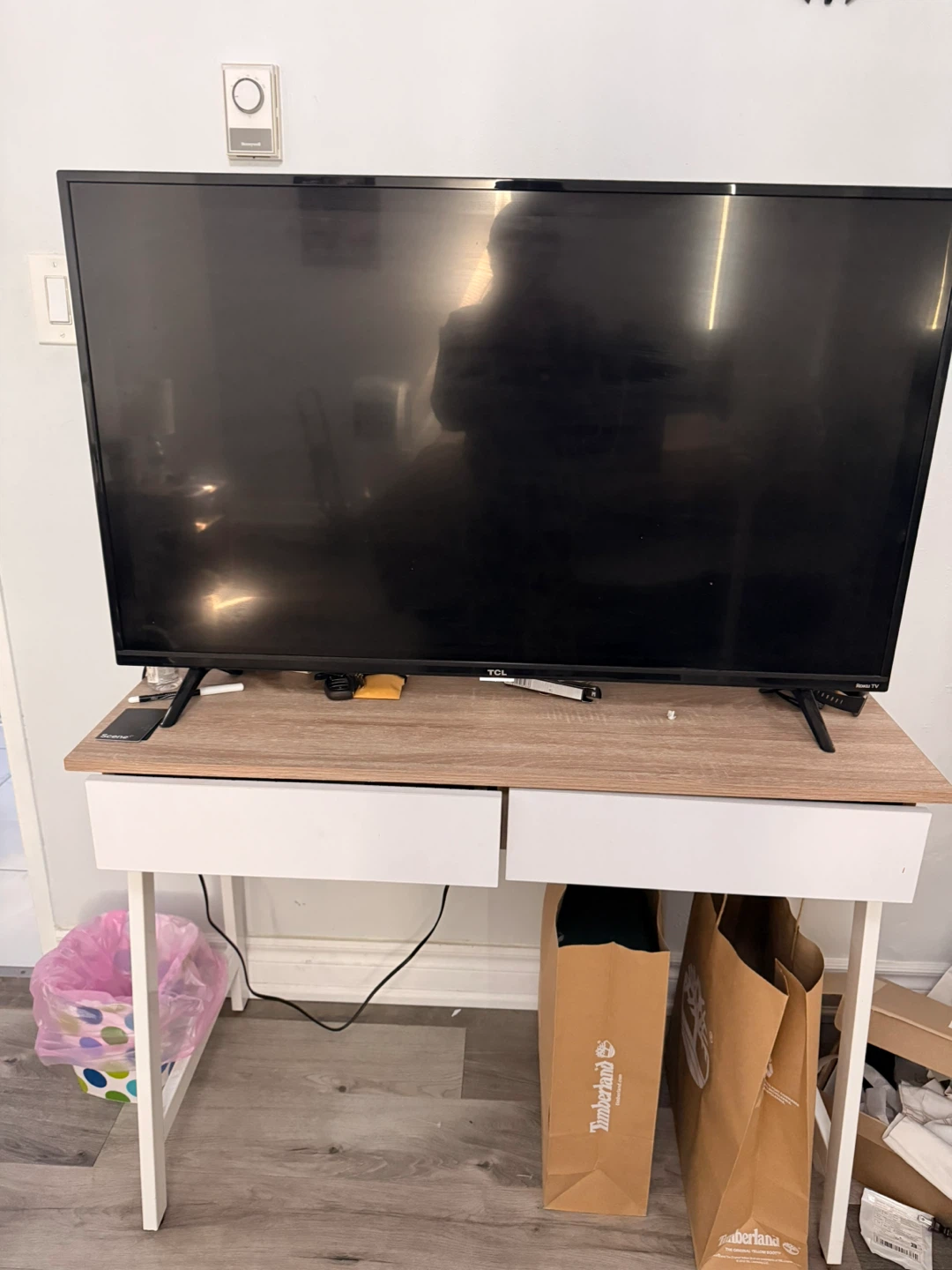 Modern two-drawer writing desk - photo 5