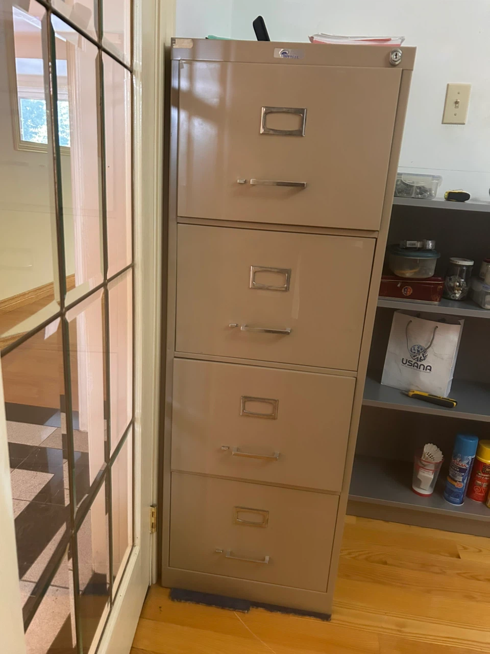 Cole 4-Drawer Metal Filing Cabinet - photo 2