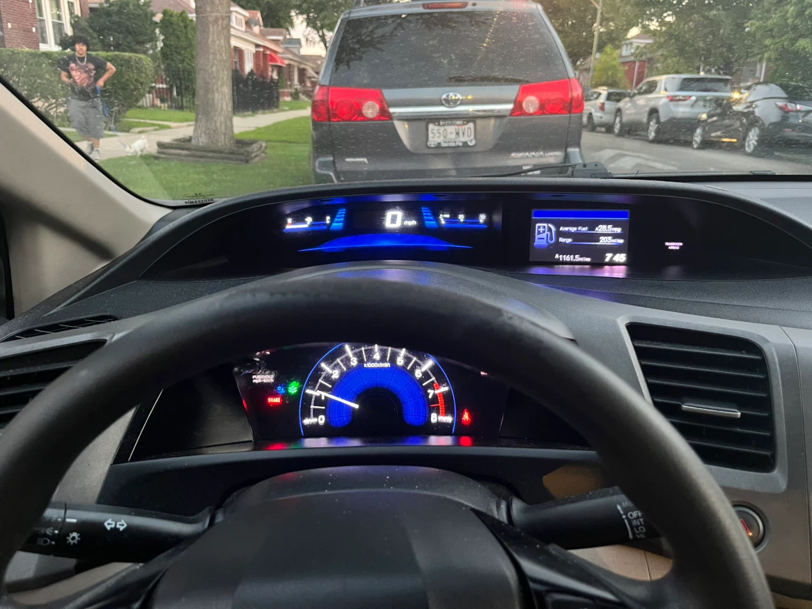 Black Honda Civic Sedan
