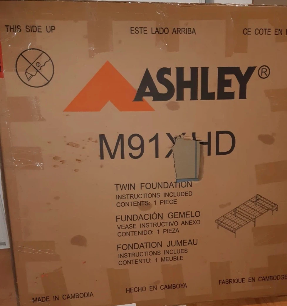 Ashley Twin Foundation bed frame - photo 2