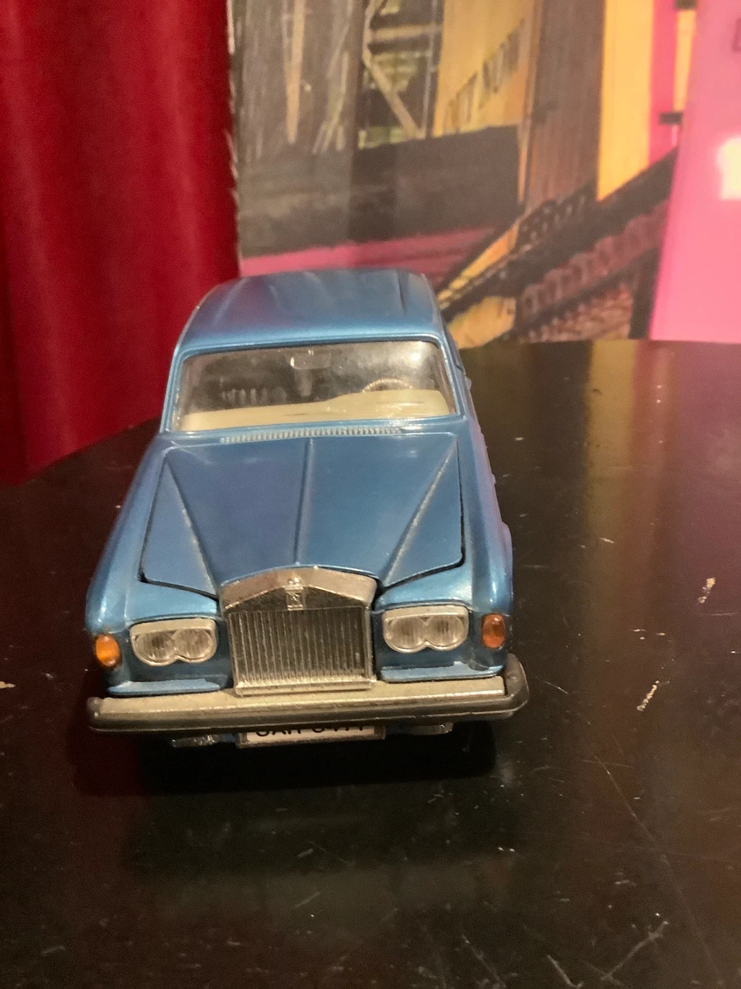 Burago Italy Blue Rolls-Royce Diecast Model Car