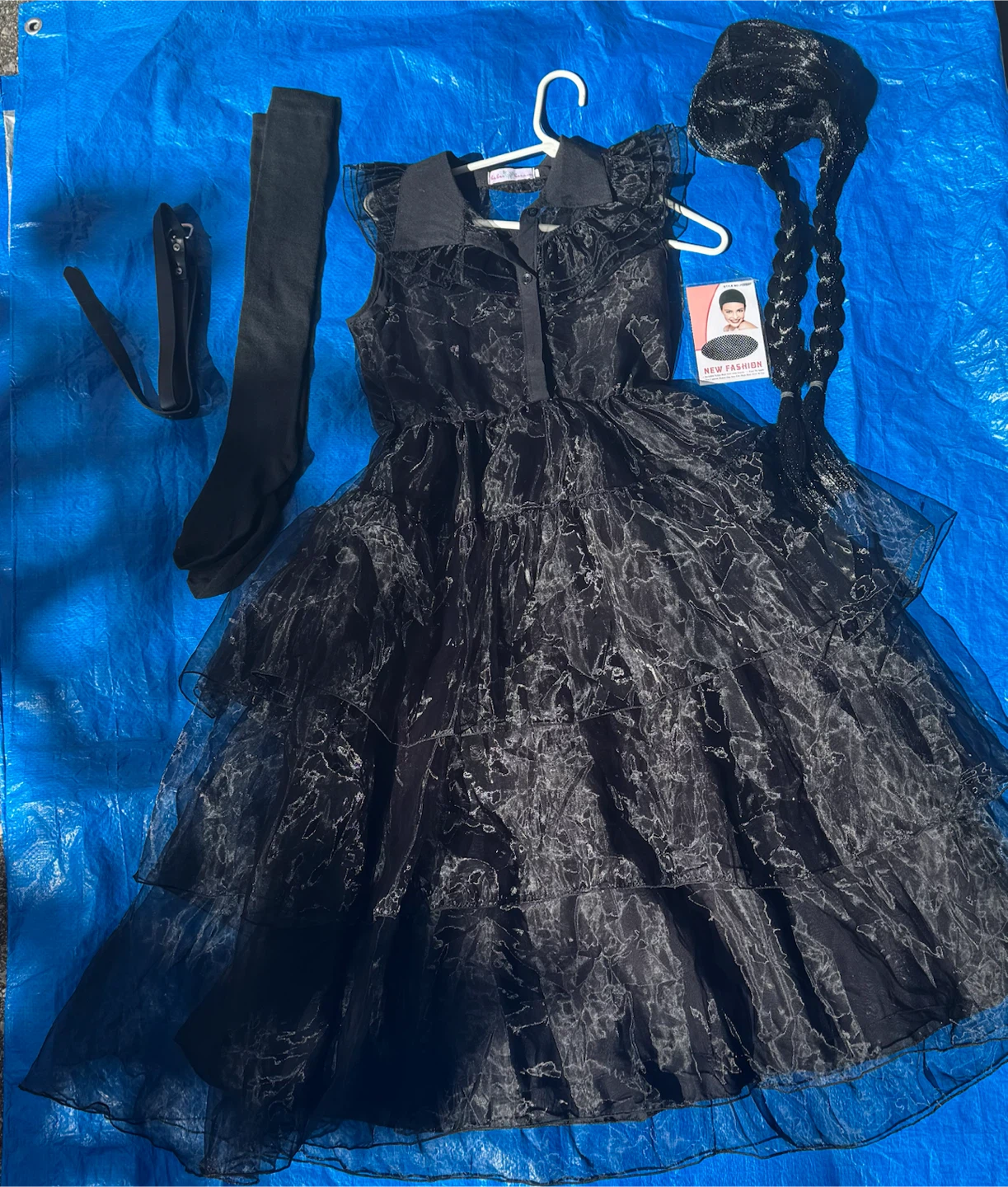Black Wednesday Addams Costume Set
