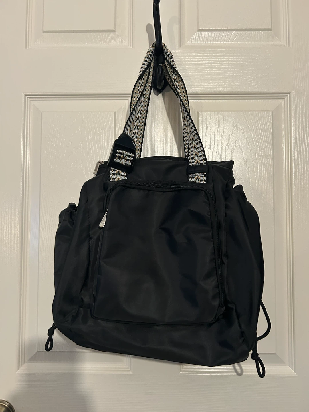 Black Convertible Tote Backpack