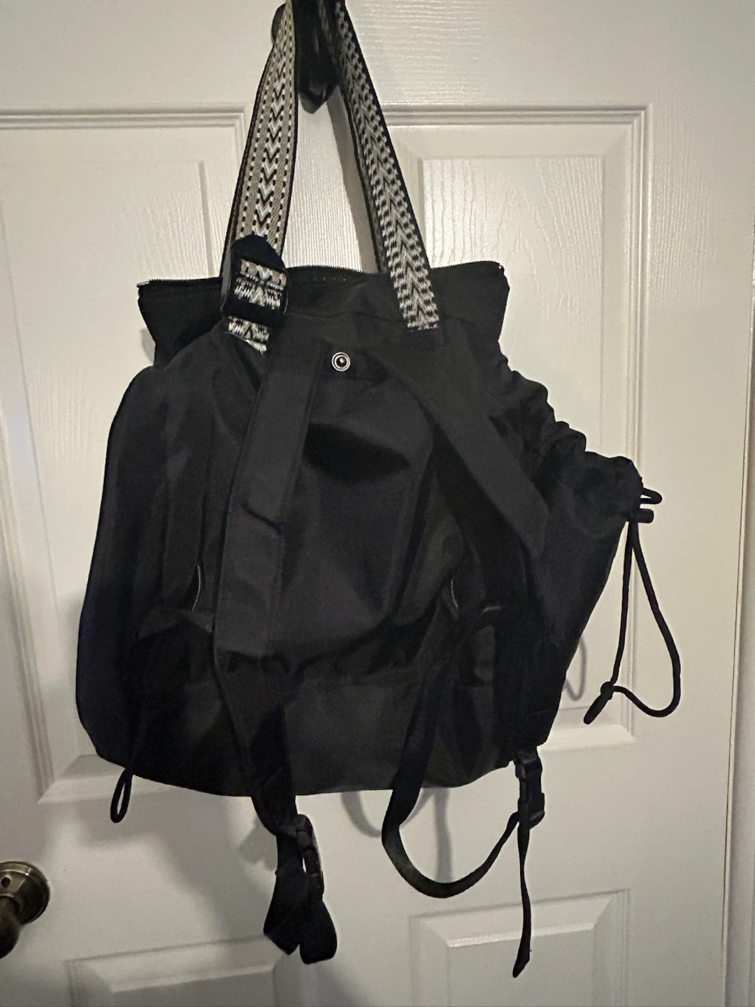 Black Convertible Tote Backpack - photo 5
