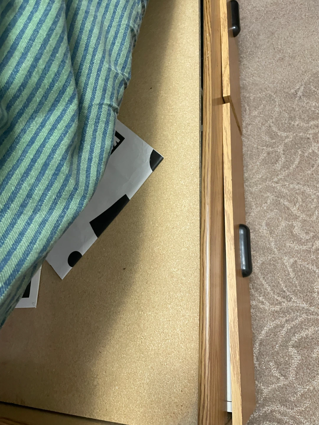 bed frame with storage within the bed and 3drawers - photo 3
