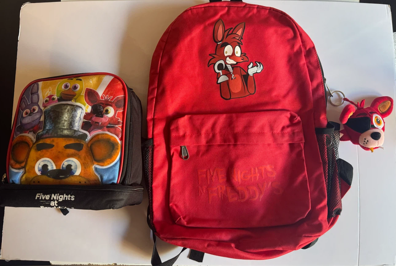 Assorted Kids Backpacks and Lunch Bag Set
