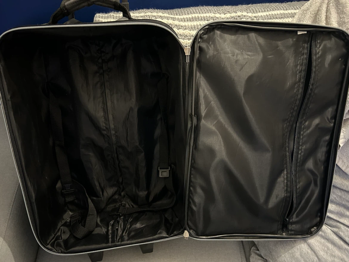 Black Carry-on Rolling Suitcase - photo 4