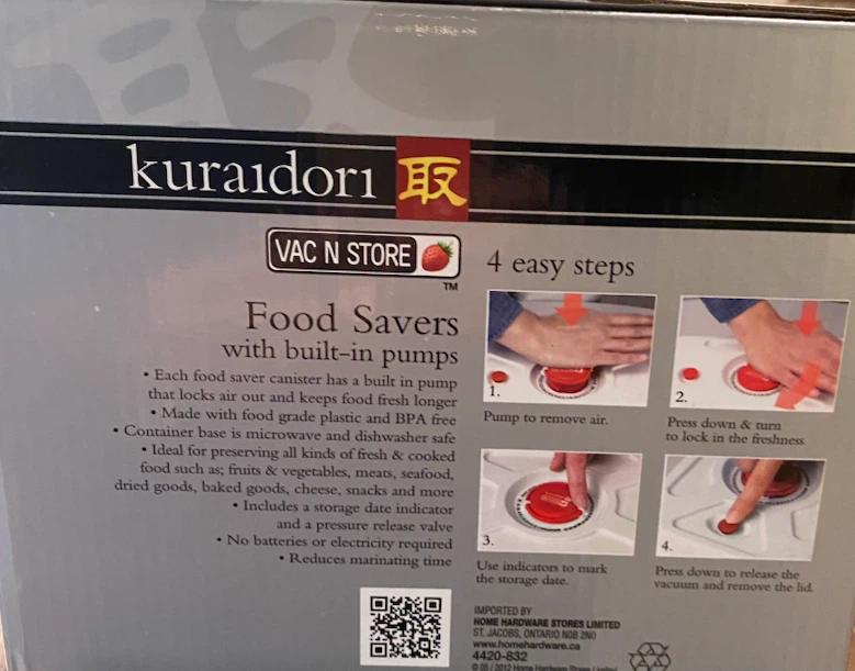 Kuraidori Vac N Store Food Saver Set - photo 2