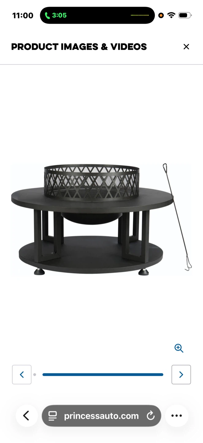 38 inch Steel Round Fire Pit