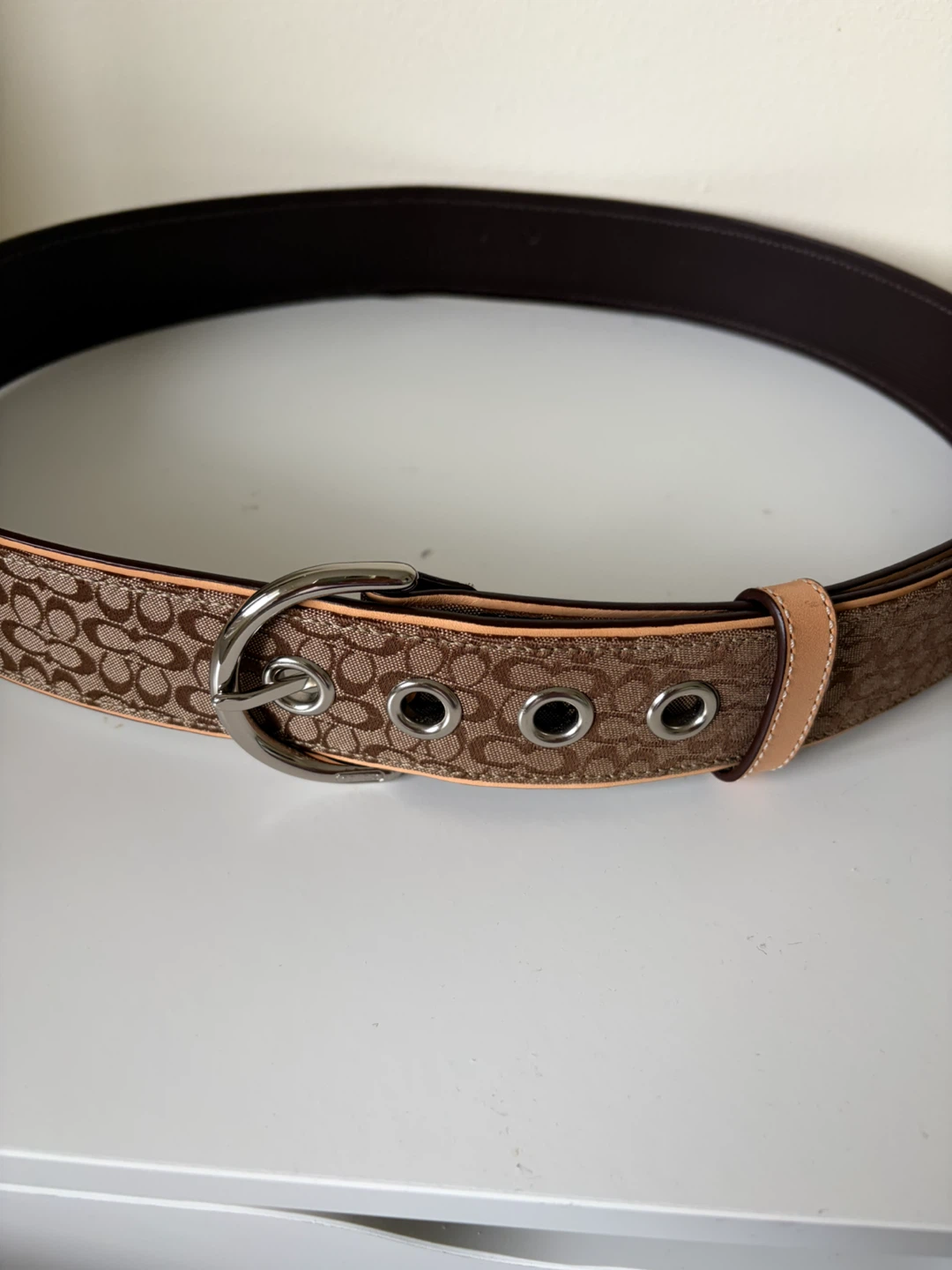Coach Signature Canvas Belt - photo 2