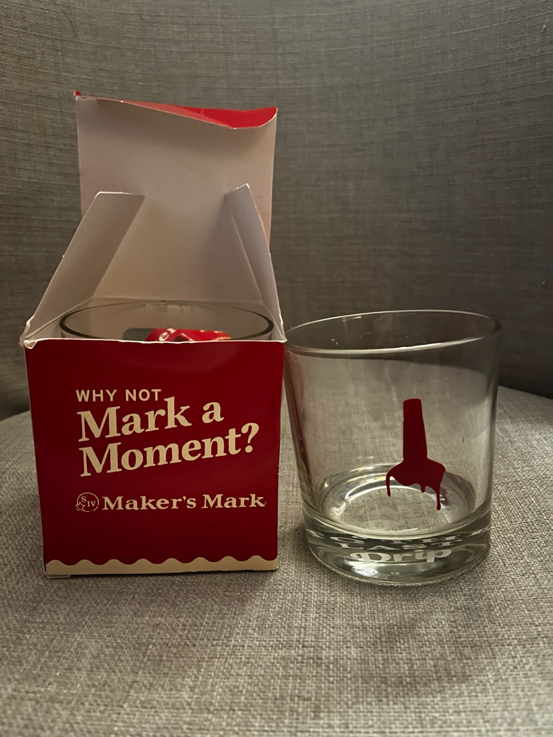 (New) Two Maker's Mark Whiskey Glasses