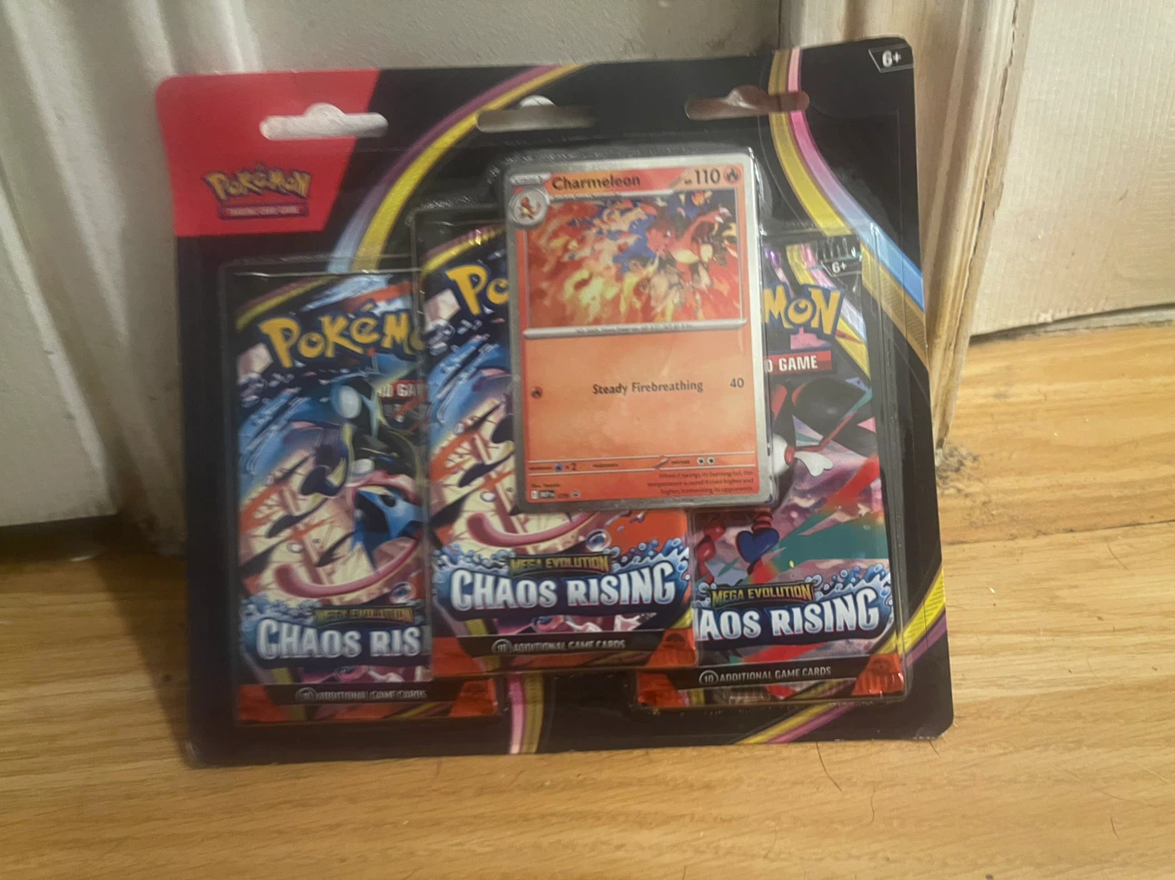 Pokemon TCG Mega Evolution Chaos Rising Blister Pack