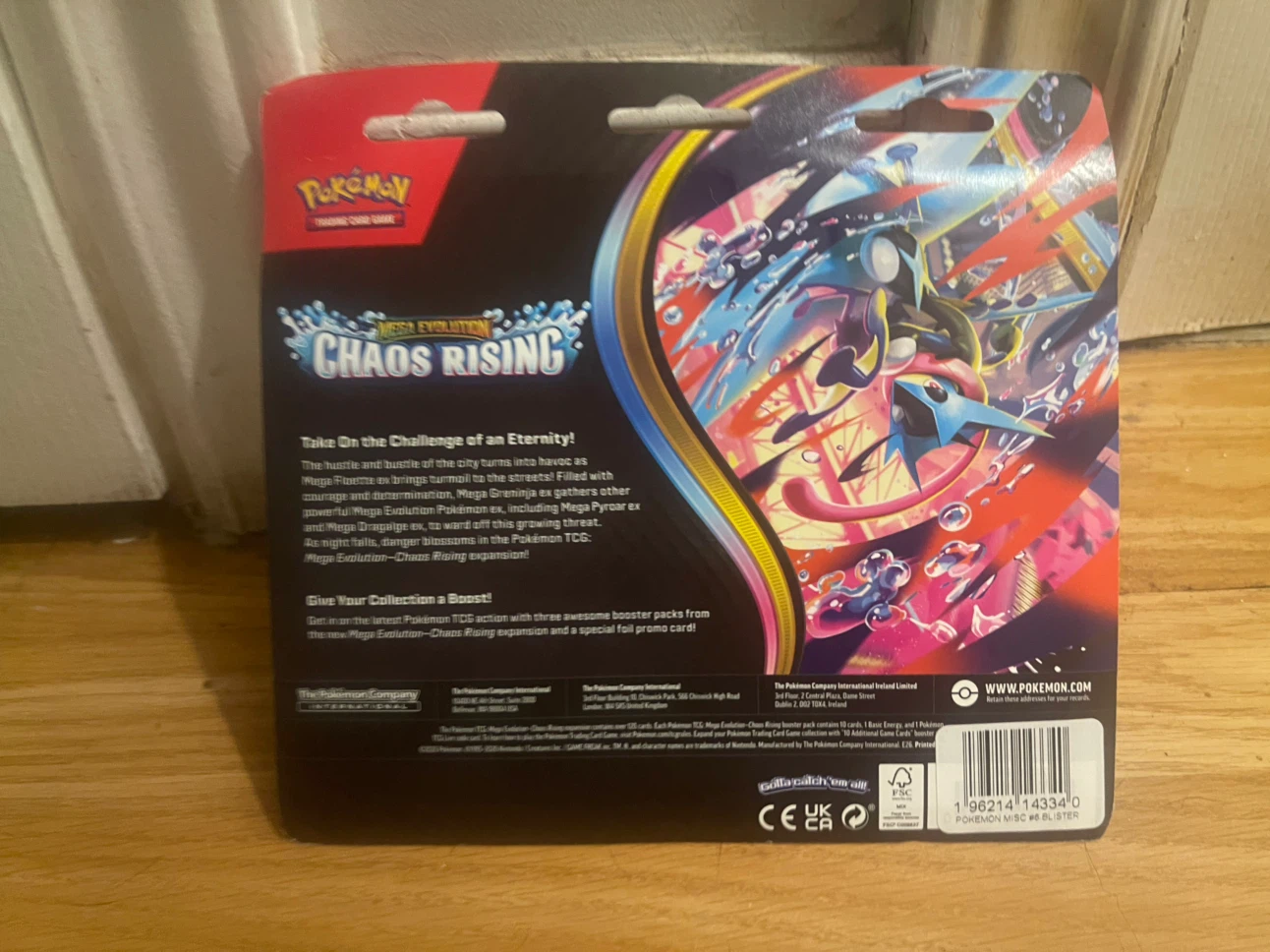 Pokemon TCG Mega Evolution Chaos Rising Blister Pack - photo 2