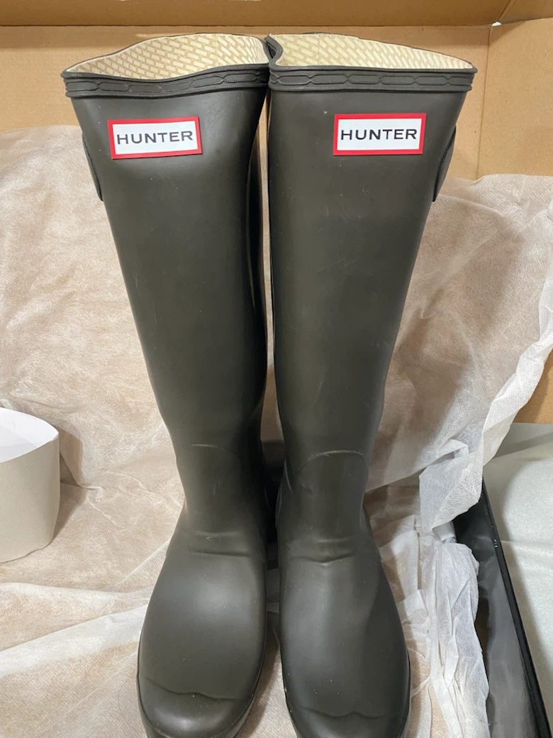 Hunter Original Tall Boots Chocolate Size US 7