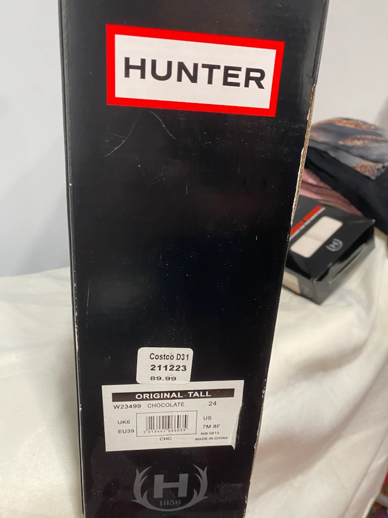 Hunter Original Tall Boots Chocolate Size US 7 - photo 4